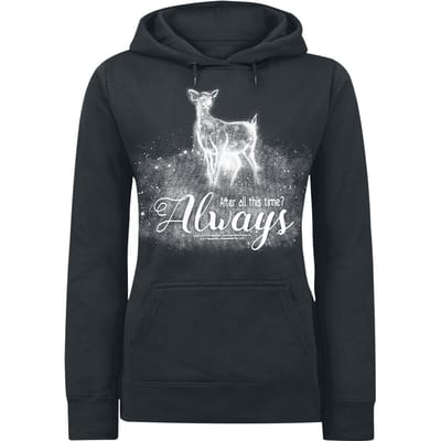 Harry Potter Trui met capuchon - Always - M - voor Vrouwen - zwart