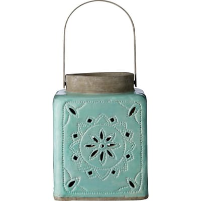 Bloomingville Lantaarn - Keramiek - Mint