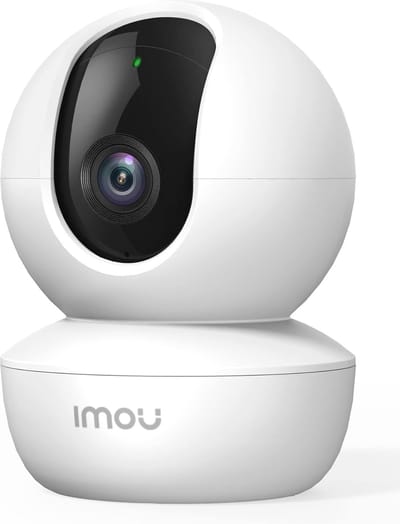 360° Bewakingscamera voor Binnen - 1080P, Nachtzicht, 2-Weg Audio, AI Personenherkenning - Compatibel met Alexa