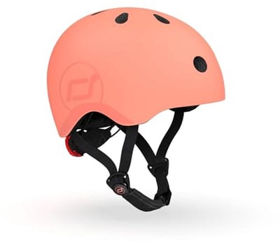 Kinderfietshelm voor kinderen 51 tot 55 cm - Peach kleur
