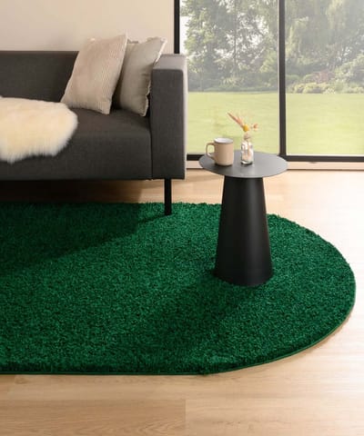 Vloerkleed ovaal hoogpolig - Shaggy Trend jade 150x240