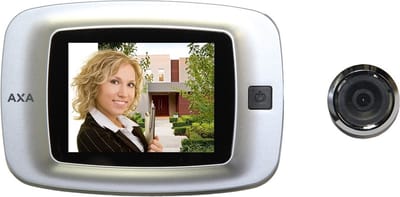 AXA Deurspion DDS1 - Deurcamera - LCD scherm - grote zichthoek, 105° - Zilverline - 3,2 inch