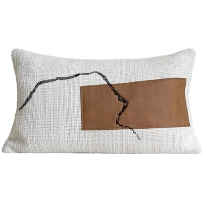 30X50CM Beige Sierkussenhoes Moderne Lichte Luxe Homestay Taillekussenhoes Decor Huis Decoratieve Kussensloop 30x50cm