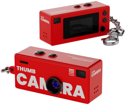 Ultracompacte 1080P sleutelhanger camera, retro zakvideocamera, mini draagbare videorecorder met flitser,met 32 GB geheugenkaart