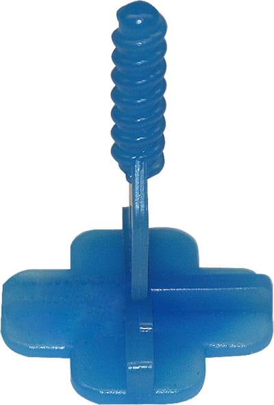 Schroefdraadzakken T-stukken - Tegel Lussen - Professioneel Tegels Leggen - Voor 3mm Voegen - 250 Stuks - Blauw