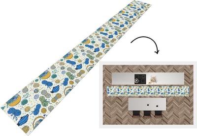 Keukenloper - Keukenmat - Breien - Patronen - Wol - 400x50 cm - Keuken vloerkleed