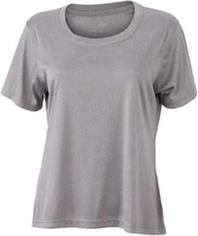 James and Nicholson Vrouwen/dames Actieve Tee (Lichtgrijs Melange)