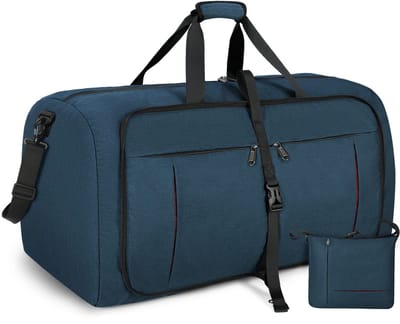 Dailygoods- Opvouwbare Reistas 65L - Waterdichte Sporttas - Weekendtas - Lichtgewicht Reistas - Reistas voor Dames/Heren - Sterke YKK-Ritsen