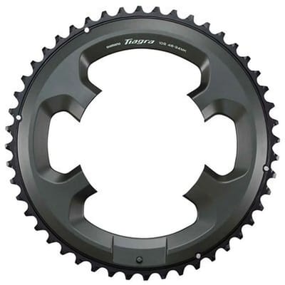 Shimano Tiagra FC-4700 Kettingblad 48T-MK – 2x10-speed – 110 mm BCD – Aluminium/Resin – Zwart