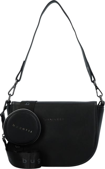 bugatti Schoudertas Almata Crossbody Bag Black Zwart