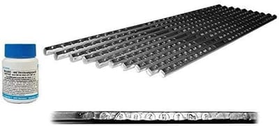 Soldeerstaaf Platte Staven - Tin Soldeer Pasta - Metaal Verwerken - Loodvrije Legering - 860 Gram - Zilver