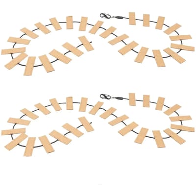 D&D Home I Love Happy Cats navulling speelhengel COOPER voor katten 94x5x1cm zwart/beige