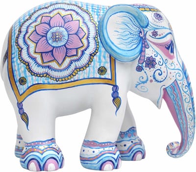 Elephant Parade Indian Blues - Handgemaakt Olifantenstandbeeld - 10 cm