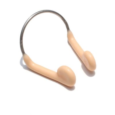 12 stuks zwemneuspluggen, metalen zwemneusklemmen voor volwassenen, training en zwembeginners