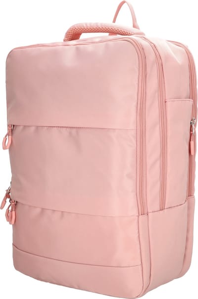 Beagles Originals Chiba Premium Rugzak met 15,6 inch Laptopvak - Underseat - Handbagage - Oudroze