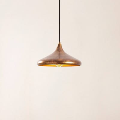 Opviq Hanglamp Barek 11545, brons brüné, metaal, Ø 34 cm