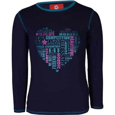 Meisjes-T-shirt met lange mouwen Red Horse Fame