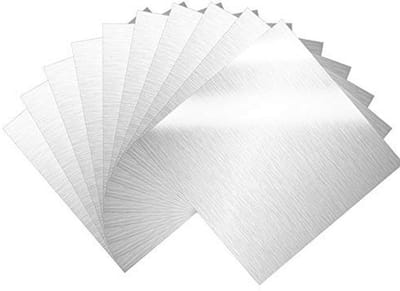Aluminium Platen 15 x 15 cm voor Modelbouw en Doe-Het-Zelf Projecten - 12 Stuks
