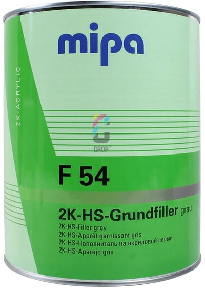MIPA F54 2K-HS-Grundierfiller - Primer - 4 liter - Grijs