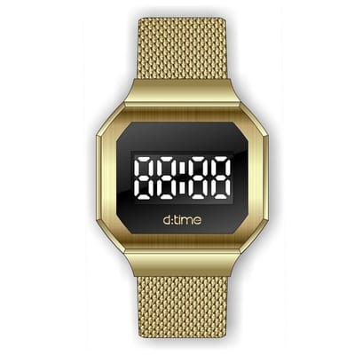 Daniel Klein DK.1.12367-3 - Horloge - Digitaal - Dames - Vrouwen - Milanese band - Goudkleurig