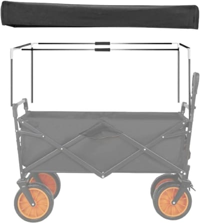 Afdekking winkelwagen - Beschermhoes - Outdoor bescherming - Waterdicht Oxford materiaal - 82 x 50 x 47 cm - Grijs
