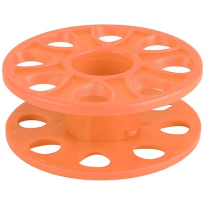 Bobineau Compact Durable en Plastique pour Plongée Sous-Marine Accessoire Sous-Marin pour Plongeur Orange orange