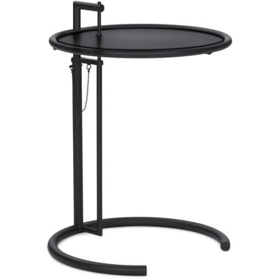 ClassiCon - Adjustable Table E 1027 - zwart - Metalen plaat zwart