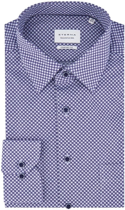 Eterna business overhemd blauw