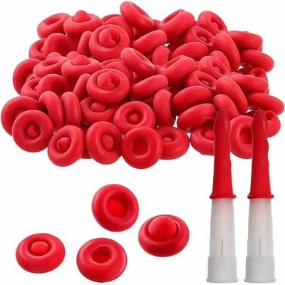 Caulk Saver - Kitdop - Houdt Kit Fris - Lekvrij En Stofdicht - Kitbesparing - Voor Doe Het Zelfers - Model CAU001 - 5 stuks