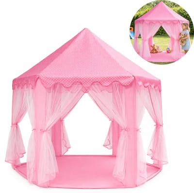 Goodz4All Prinses Tent Kasteeltent Speeltent Kindertent Speelhuisje Roze