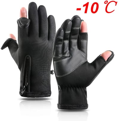 Waterdichte Touchscreen Heren Fietshandschoenen Maat M – Winter Warme, Winddichte Handschoenen voor Fietsen, Scooter, Motor, Ski & Outdoor