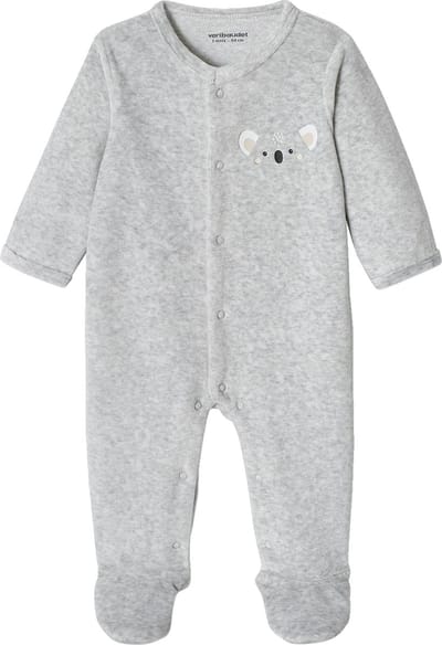 Vertbaudet Fluwelen koala slaappakje baby