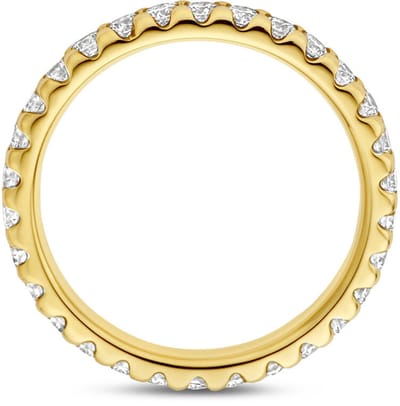 14K Geelgouden Ring met Lab Grown Diamant 1.00 ct 4035437 – F VS