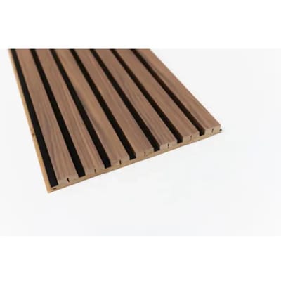 Maestro Latt Lattenwand - Warm Walnut + Black - 277x30xcm - 20mm - 2 Stuks