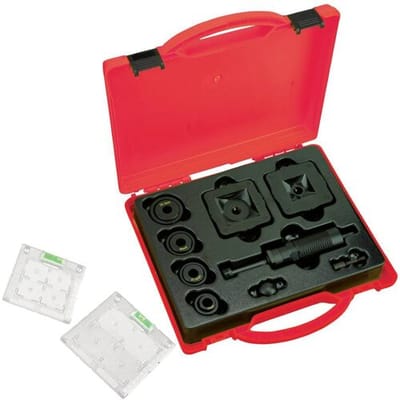 TOOLCRAFT TO-9610284 Stansinzetstukken Ø22-34,3mm + 33.5x33.5 mm + 45x45 mm