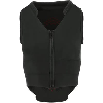 Equi-Theme Back Protector Black/red - Kids M