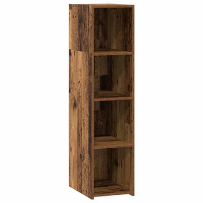 vidaXL - Highboard - Oud - hout - 30 - x - 41 - x - 124 - cm - Bewerkt - hout
