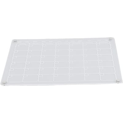 Magnetische Memokalender Herbruikbare Uitwisbare Dagplanner Acryl Magnetische Kalender voor Koelkast white