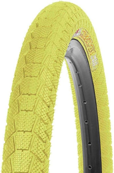Stevige 20 inch Fietsband (50-406) - Dikke Allround Buitenband in Geel