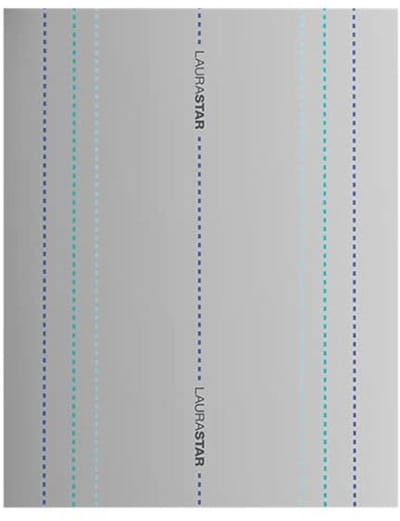 Universele strijkhoes 131 cm x 55 cm - Donkergrijs, 100% katoen met geïntegreerde vouwmarkeringen