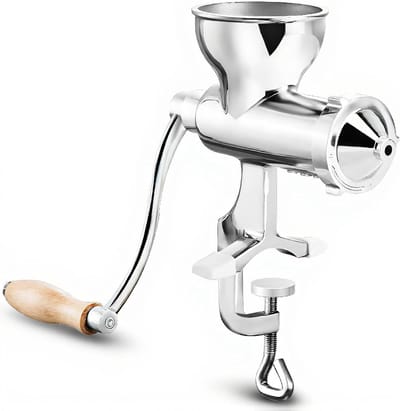 Handmatige Tarwegras Pers - Draagbare Crank Extractor van Roestvrij Staal voor Sinaasappel, Gember en Granaatappel Extractie