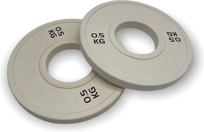 Padisport - Fractional Plates - 0.5 Kg - Olympische Halterschijven - Bumper Plate 0.5kg - Olympische Gewichten - Halterschijven - Halterschijf 0.5 Kg