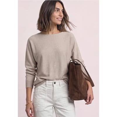 Dolman-trui met boothals