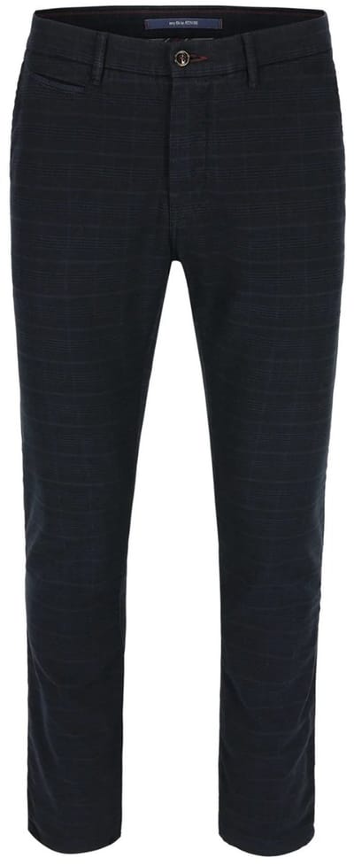 Atelier Noterman Broek Ruit 210 - Donkerblauw - Maat 31-34