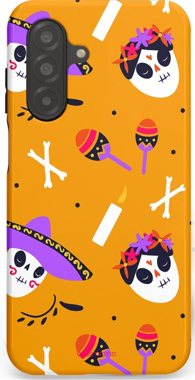 Casetastic Hoesje Geschikt voor Samsung A26 - Stijlvolle Beschermende Duo-layer Case - Viva Muertos