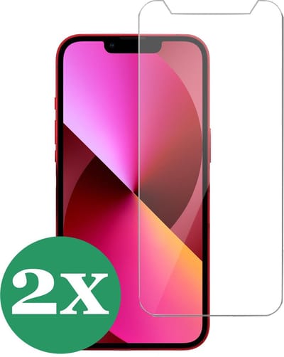 Screenprotector geschikt voor iPhone 13 Mini - Beschermglas geschikt voor iPhone 13 Mini Screen Protector Glas - 2 Stuks