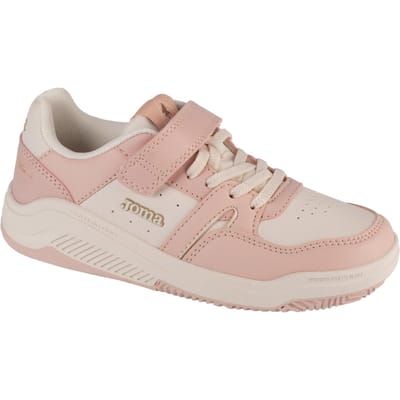 Joma Baskets Platea Low Jr 24 JPLAMS, pour fille, blanches 34 blanc