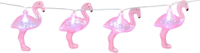 Boland - LED lichtsnoer Flamingo - Flamingo - Tropisch - Zomer - Themafeest - Tuinfeest - Verjaardag
