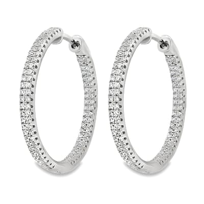 Juwelier Zwartevalk - Zilveren (gerhodineerd) oorbellen met zirkonia - 22.340