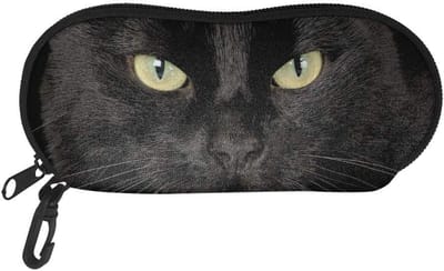 Brillenhoesje - Brillen etui - Bescherming Brillen - Lichtgewicht Duurzaam - 18.5x8.5cm - Zwart
